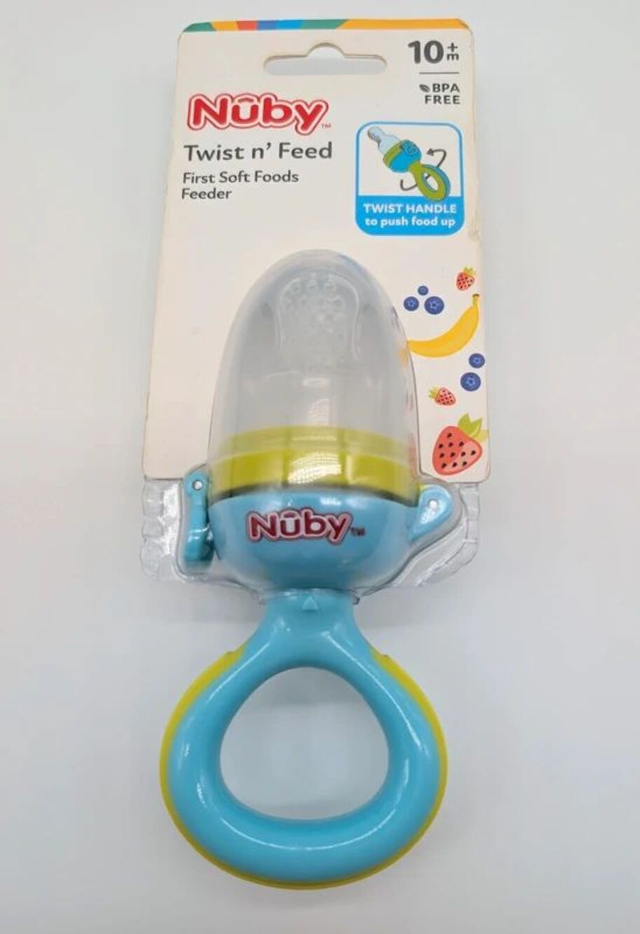 Nuby Twist & Feed First Foods Soft Feeder